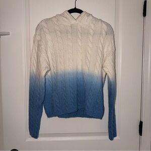 Francesca's Collections Cream Cable Knit Sweater